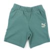 Tweens Puma Shorts | Puma Sweat Shorts Blue Spruce