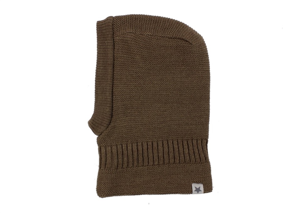 Baby HUTTEliHUT Wool | Huttelihut Brown Wool Balaclava