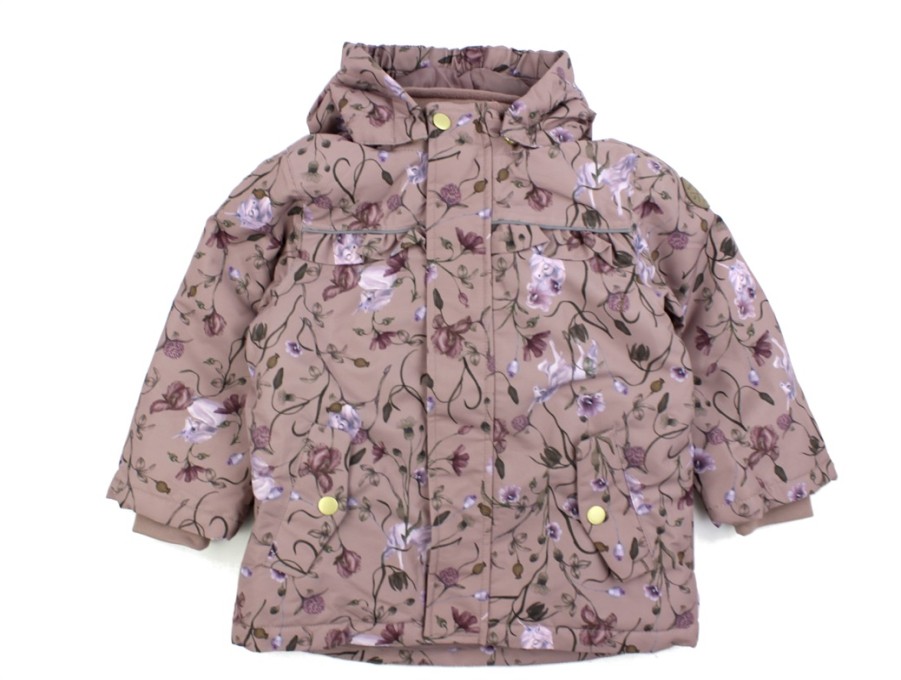 Baby Name It Winter Jackets | Name It Antler Floral Winter Jacket