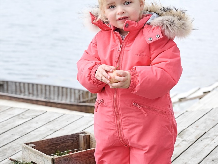 Baby Ver de Terre Coveralls | Ver De Terre Flamingo Snowsuit