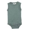 Baby Joha Bodysuits And Jumpsuits | Joha Dark Green Body Merinould/Silke