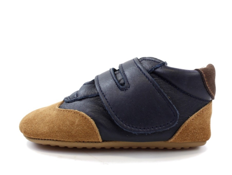 Baby Pom Pom Slippers | Pom Pom Slippers Navy/Camel