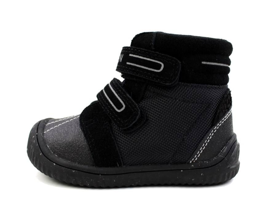 Baby Woden Winter Boots | Woden Kids Black Winter Boot Tristan