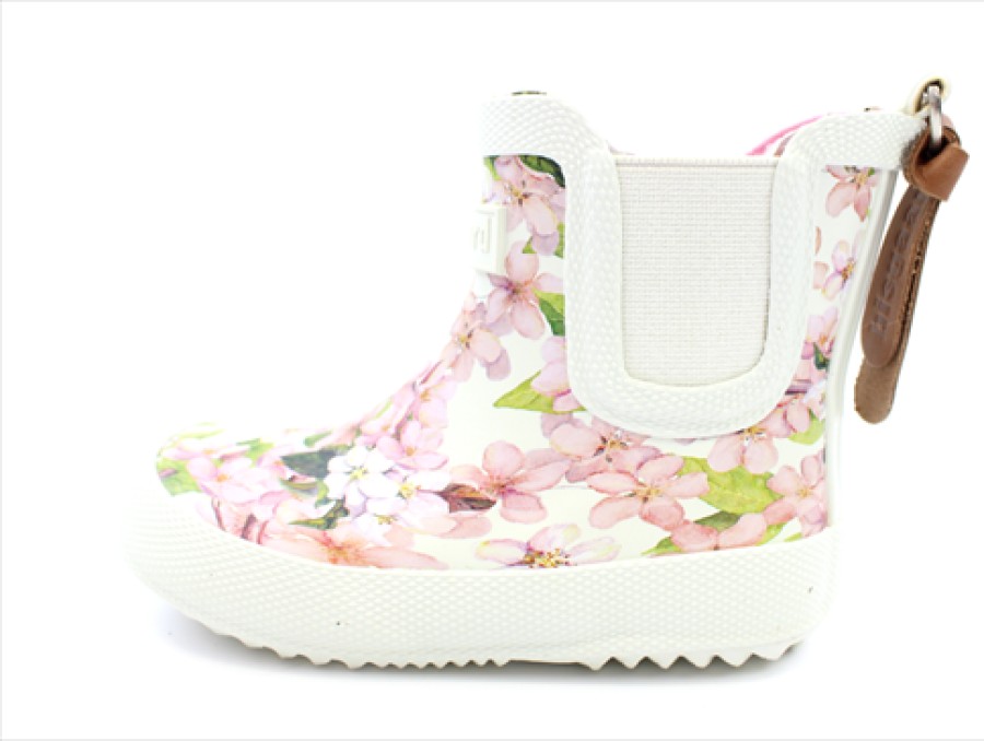 Baby Bisgaard Rubber Boots | Bisgaard Rubber Boot Cream Flowers