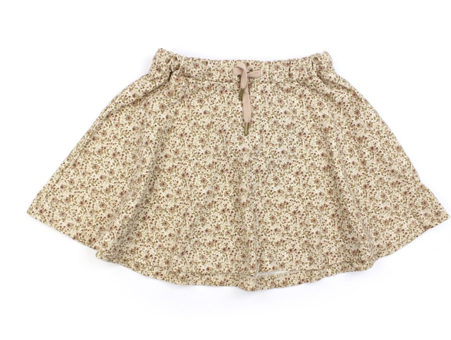 Baby Wheat Skirts | Wheat Eggshell Flowers Skirt Rosie