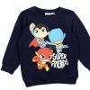 Tweens Name It Blouses And Knitwear | Name It Dark Sapphire Sweatshirt Dc Super Friends