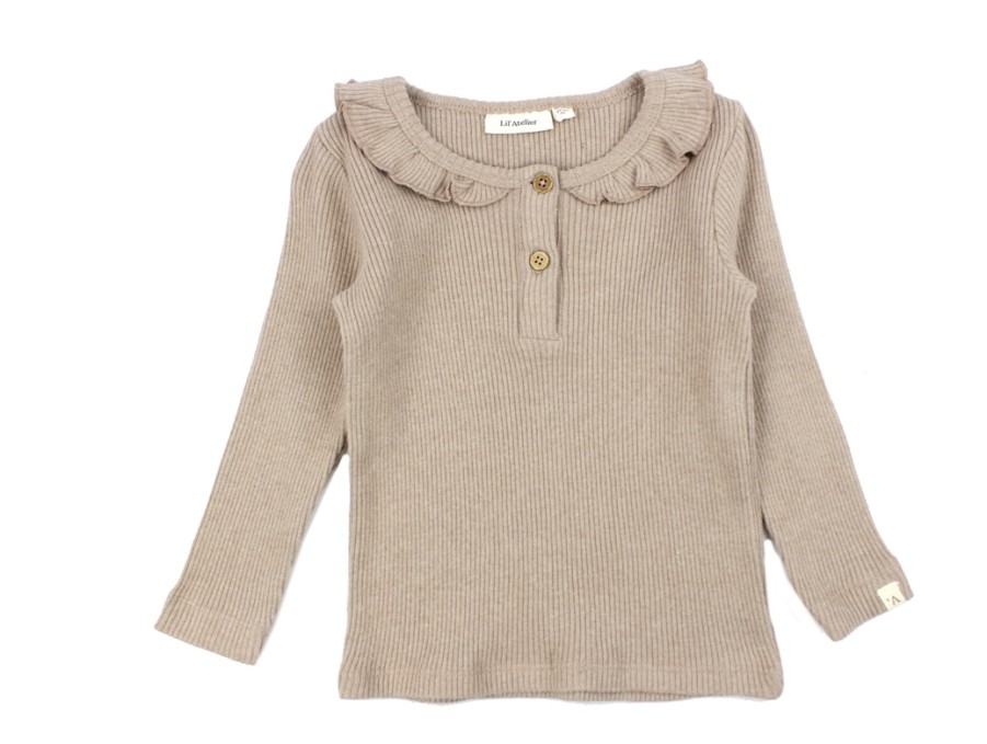 Baby Lil Atelier Blouses And Knitwear | Lil Atelier Nougat Ruffle Top