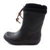 Baby Bisgaard Thermal Boots And Winter Rubber Boots | Bisgaard Winter Rubber Boot Black With Wool Lining