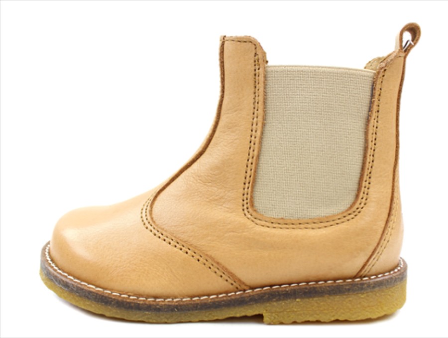 Kids Pom Pom Boots And Ankle Boots | Pom Pom Ancle Boot Camel With Elastic