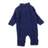 Baby Joha Bodysuits And Jumpsuits | Joha Dark Blue Melange Jumpsuit Merino Wool