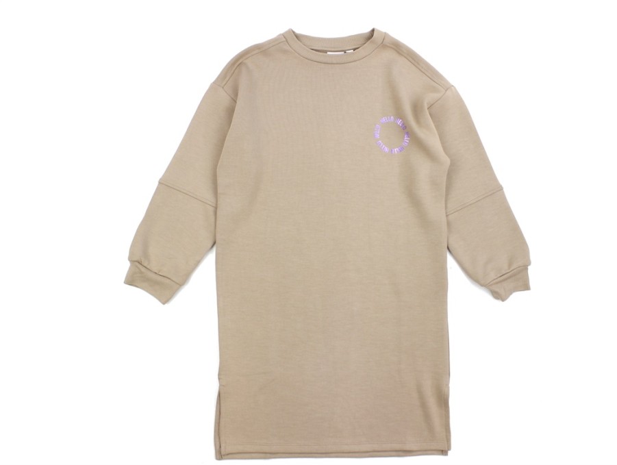 Tweens Name It Dresses | Name It Stucco Kjole Sweat Loose Fit