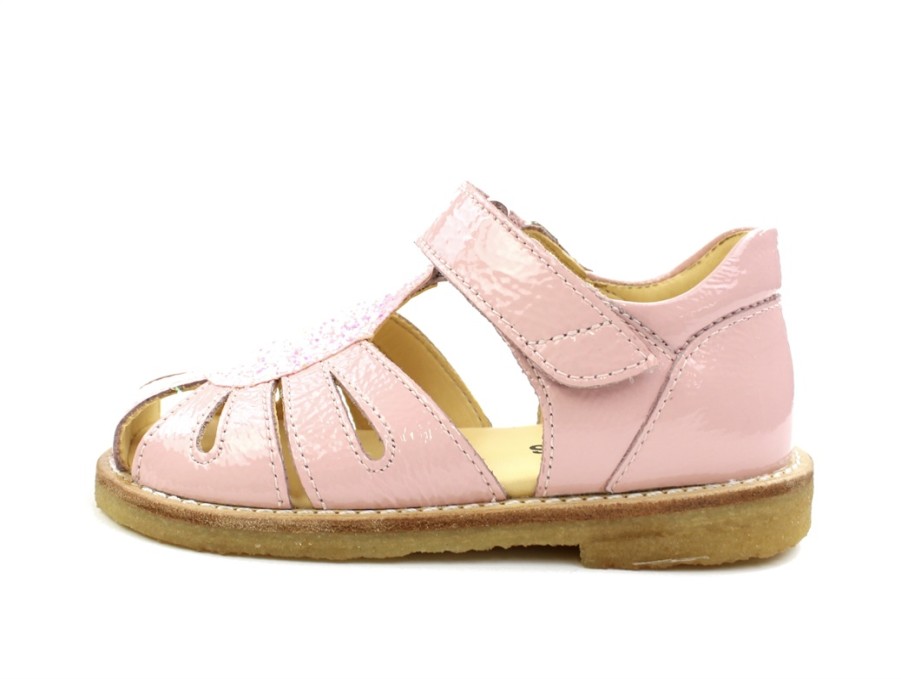 Kids Angulus Sandals | Angulus Rosa Sandal Glitter Patent