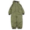 Baby Wheat Coveralls | Wheat Dried Bay Rubber Snowsuit Ludo