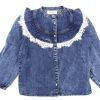 Kids Petit by Sofie Schnoor Blouses And Knitwear | Sofie Schnoor Girls Denim Shirt Blue