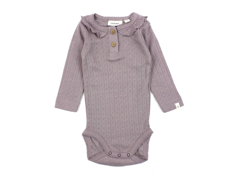 Baby Lil Atelier Bodysuits And Jumpsuits | Lil Atelier Quail Body Patterned