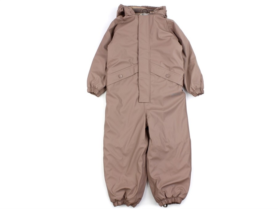 Baby Wheat Thermal Wear And Fleece | Wheat Lavender Rose Thermal Rain Suit Aiko