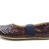 Kids Bisgaard Slippers | Bisgaard Ballerina Python Rode With Elastic