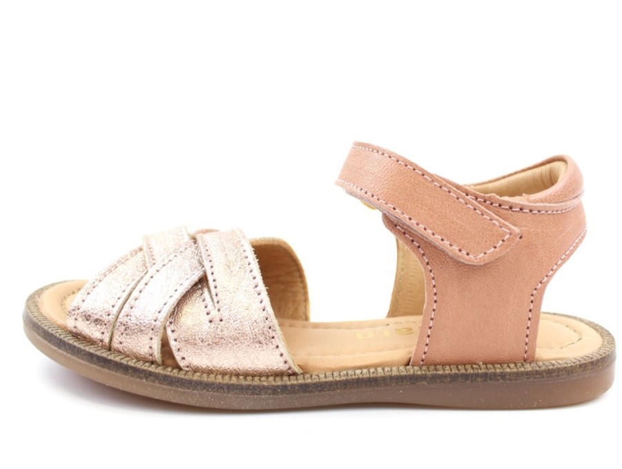 Tweens Bisgaard Sandals | Bisgaard Sandals Rose Gold Braid