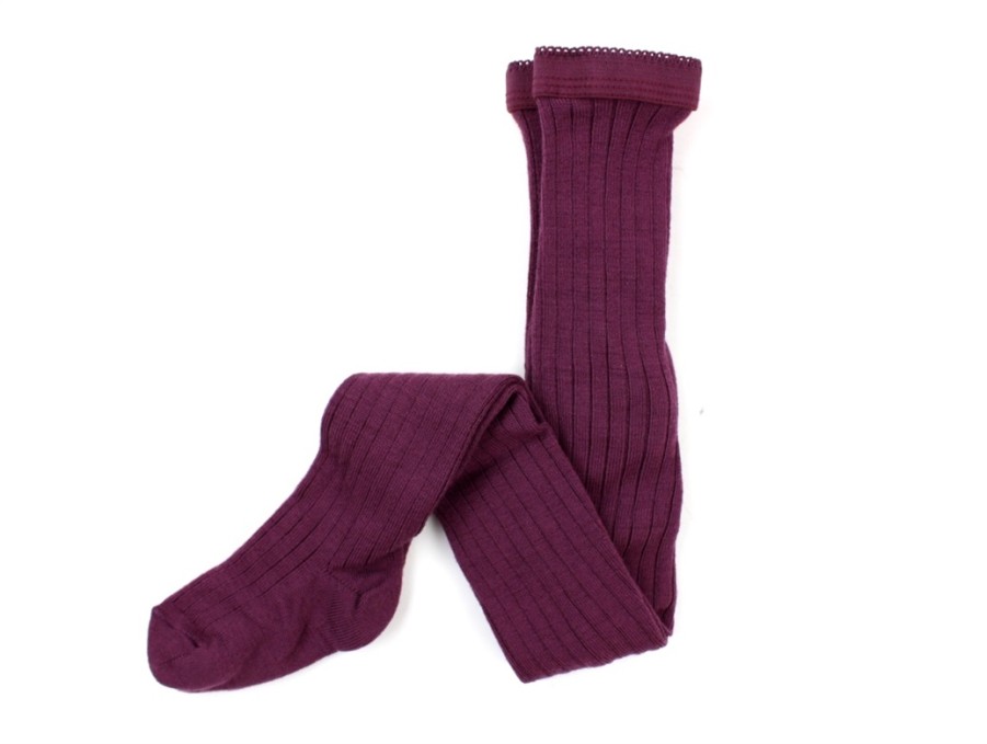 Kids MP Tights | Mp Tights Wool Grape Wine