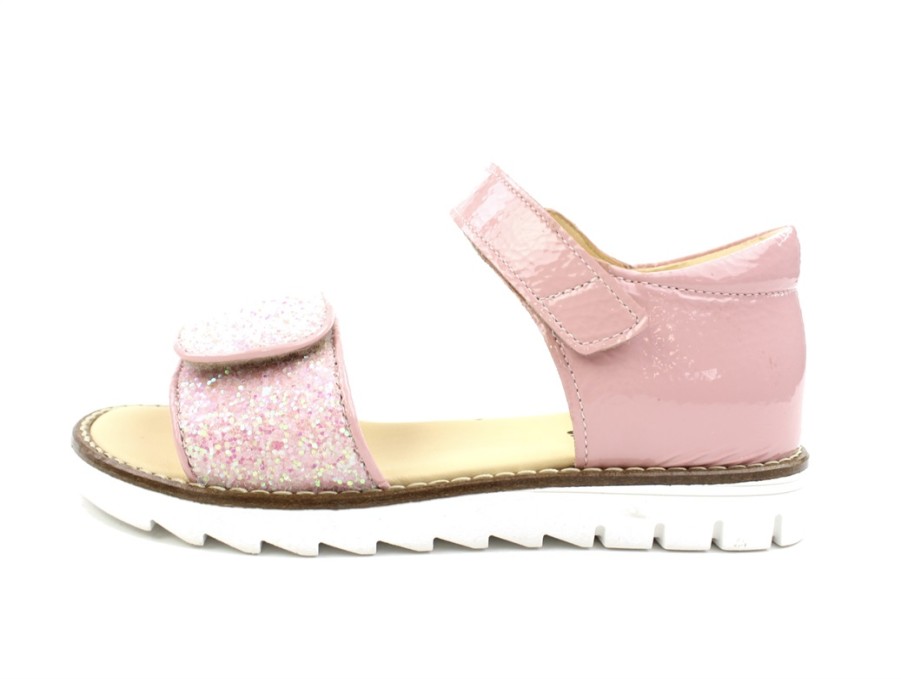 Kids Angulus Sandals | Angulus Rosa Sandal Glitter