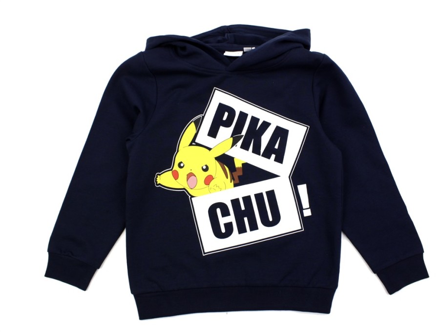 Tweens Name It Blouses And Knitwear | Name It Dark Sapphire Sweatshirt Pokemon