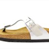 Tweens Birkenstock Sandals | Birkenstock Gizeh Sandal With Silver Buckle (35-41)