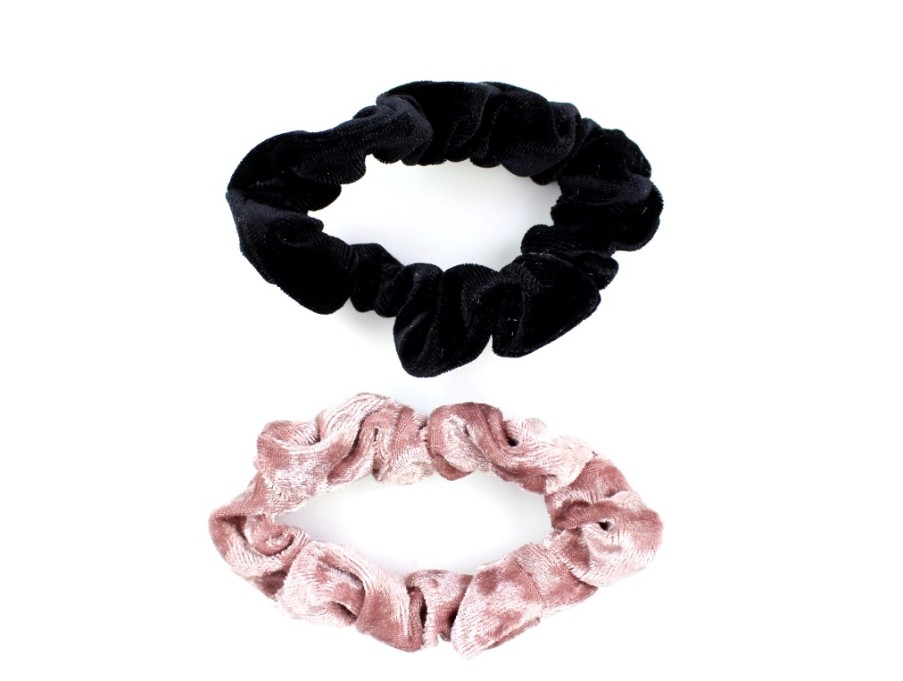 Accessories And Home Petit by Sofie Schnoor | Petit By Sofie Schnoor Hair Elastics Black/Old Rose (2 Bodys)