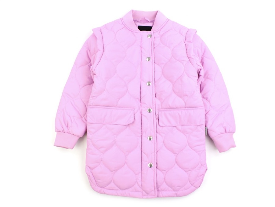 Tweens Name It Transition Jackets | Name It Lilac Chiffon Transition Jacket Quilt