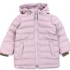 Baby En Fant Winter Jackets | En Fant Mauve Shadow Rubber Winter Jacket