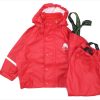 Baby Celavi Rainwear | Celavi Rainwear Pants And Jacket Red