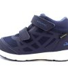 Tweens Viking Shoes And Sneakers | Viking Sneaker Veme Mid Navy/Denim With Gore-Tex