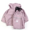 Baby Celavi Rainwear | Celavi Mauve Shadow Rainwear Pants And Jacket