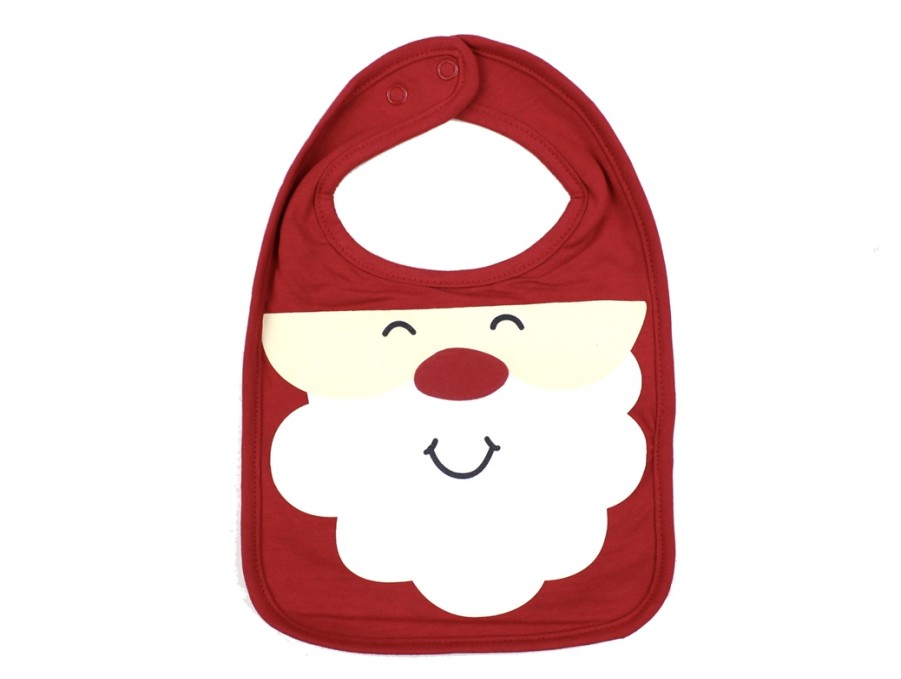 Accessories And Home Name It | Name It Jester Red Christmas Bib