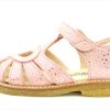 Baby Angulus Sandals | Angulus Sandal Coral Glitter With Heart