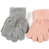 Kids Celavi Gloves | Celavi Mittens Knit Misty Rose/Grey Uld/Nylon (2-Pack)