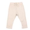 Kids MarMar Copenhagen Pants And Leggings | Marmar Cream Taupe Pointelle Rib Pants Modal