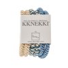 Accessories And Home Kknekki | Kknekki Hair Ties Blue/Gold Mix Slim (6-Pack)