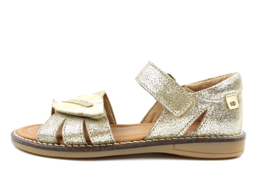 Tweens Arauto RAP Sandals | Arauto Rap Sandal Gold Fantasy Leave