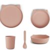 Accessories And Home Liewood | Liewood Cat Rose Blush Meal Set Paul (4-Pack)