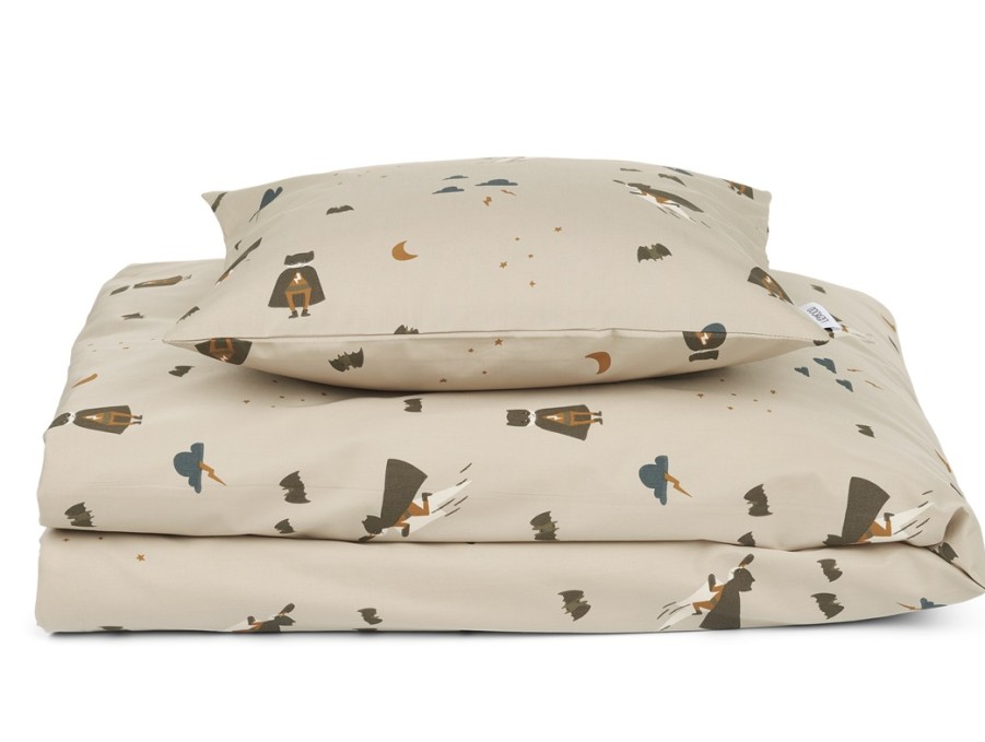 Baby Liewood Organic Cotton | Liewood Superhero/Dune Mix Bedding Ingeborg Junior