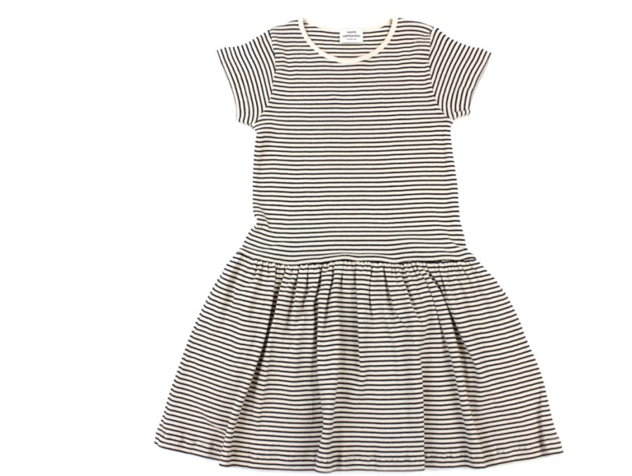 Tweens Mads Nørgaard Dresses | Mads Norgaard Dress Daisina Whitecap Gray/Black