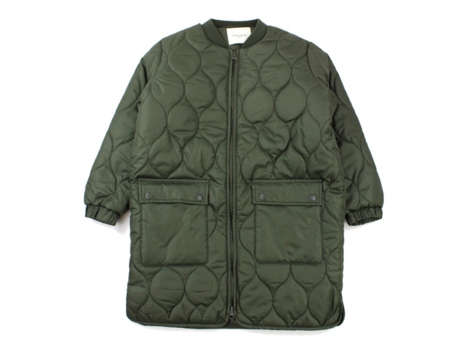 Kids Petit by Sofie Schnoor Transition Jackets | Sofie Schnoor Girls Transition Jacket Army Green