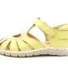 Kids Angulus Sandals | Angulus Light Yellow Sandal With Heart And Glitter