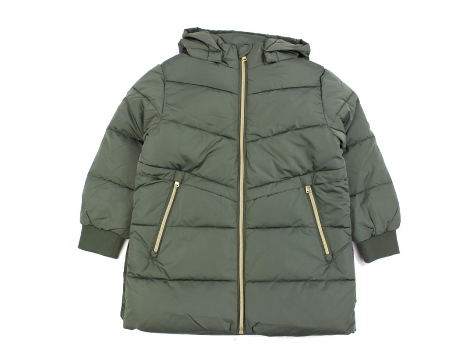 Kids Name It Winter Jackets | Name It Beetle Long Puffer Winter Jacket