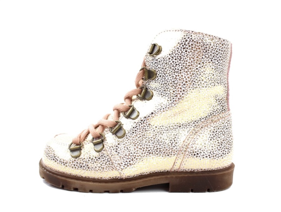 Tweens Arauto RAP Winter Boots | Arauto Rap Winter Boot Warah Whisper Gold With Zip And Tex