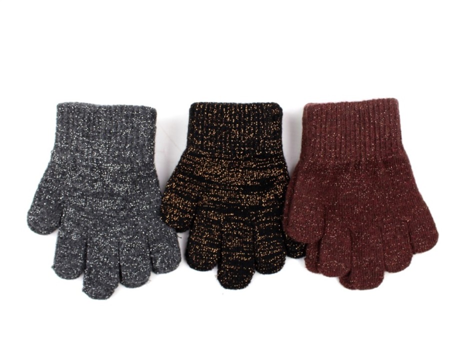 Kids Mikk line Gloves | Celavi Mittens Knit Tortoise Shell Uld/Nylon (2-Pack)