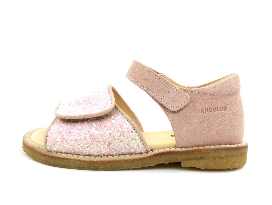 Kids Angulus Sandals | Angulus Rosa Sandal Glitter