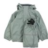 Kids Mikk line Rainwear | Mikk-Line Chinois Green Rainwear Pants And Jacket