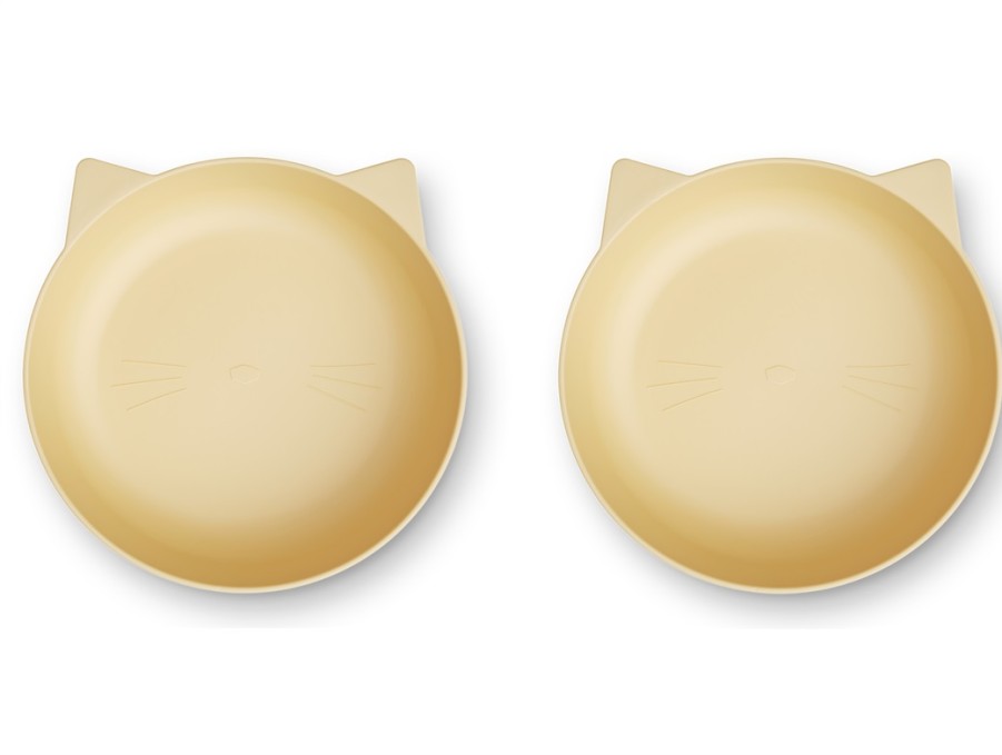 Accessories And Home Liewood | Liewood Cat Jojoba Bowls Solina (2-Pack)