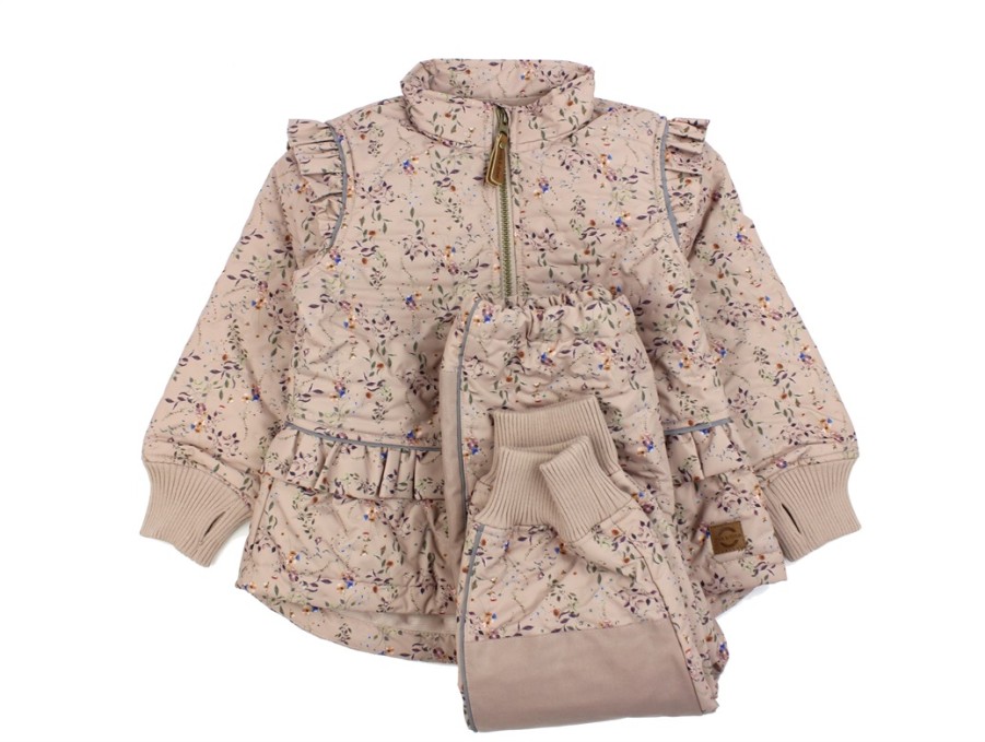 Tweens Mikk line Transition Jackets | Mikk-Line Nougat Flower Thermoset